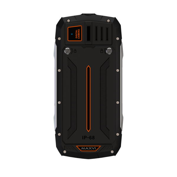 Сотовый Maxvi R10 Orange 2sim/2.4"/320*240/microSD/1.3МП/Bt/1800мАч/моноблок