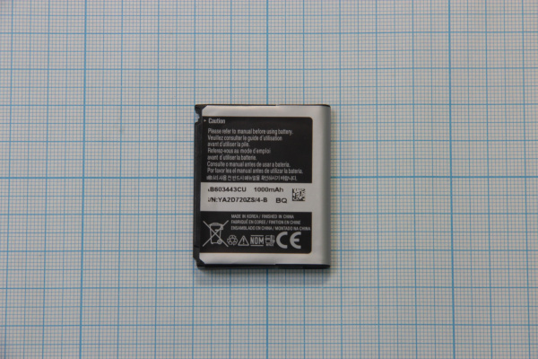 АКБ (аккумулятор) Samsung AB603443CU ( S5230/S5233/S7520/SGH-G800 ) 3,7v 1000mAh