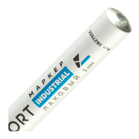 Маркер-краска TOPFORT "Industrial" лаковый, 1мм, черный (1827855)
