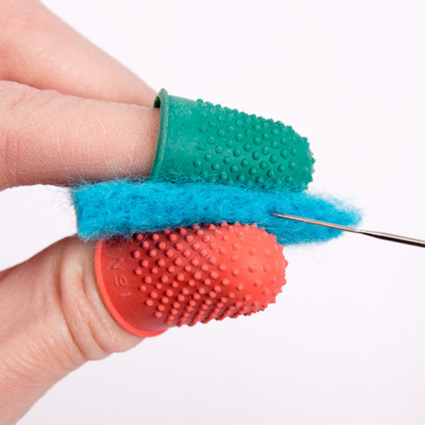 Наперсток для фелтинга "Gamma" FN-002 в блистере 5 шт ассорти (размеры: №00; №0; №1; №2; №3)