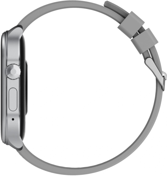 Смарт-часы Tecno Watch 3 Active 2.04" LCD корп.серебристый рем.серебристый (W03A)