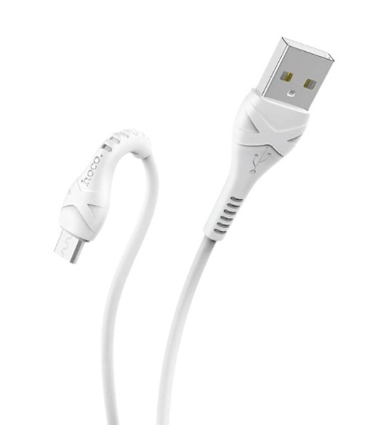 Кабель MicroUSB(m) - USB(m) HOCO X37, 1м, 2.4A белый