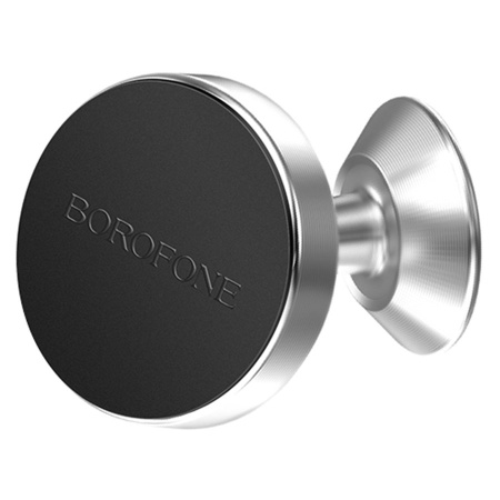 Держатель BOROFONE BH5 магнитный/крепление на панель (серебро)