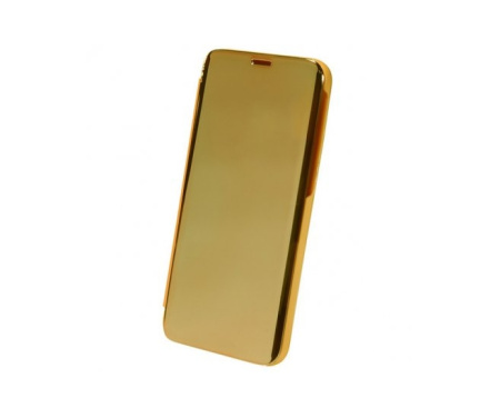 Чехол-книжка для Samsung Galaxy A01 Core Zibelino Clear View Золотистый (ZCV-SAM-A013-GLD)