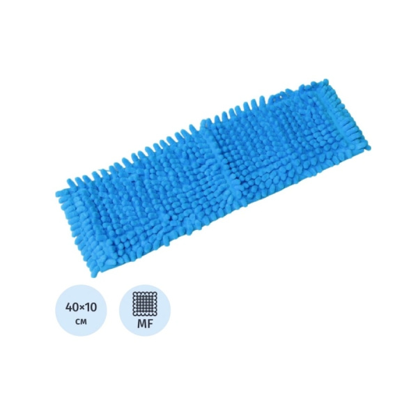 Насадка МОП сменная для швабры микрофибра Parlo 40*10 c ДЛИННЫМ ВОРСОМ