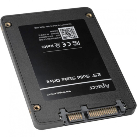 Твердотельный накопитель SSD Apacer AS340 Panther AP480GAS340G-1 480GB 2.5" Client SATA 6Gb/s, 550/450, MTBF 1.5M, TLC, 280TBW, RTL {100} (916259)