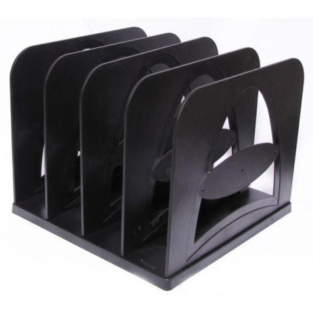 Сортер-лоток СТАММ 4-секционный, черный СО02