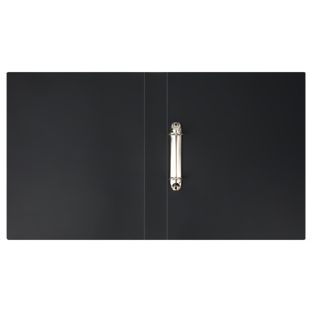 Папка 2 кольца OfficeSpace 40мм. "Вита" 500мкм. черная (373335)