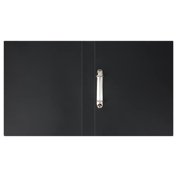 Папка 2 кольца OfficeSpace 40мм. "Вита" 500мкм. черная (373335)