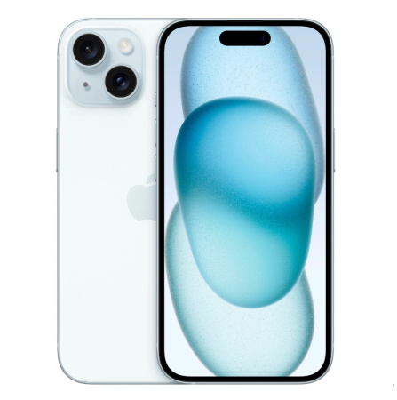 Смартфон Apple iPhone 15 <ПИ> 6Гб 256Гб Blue 6.1", OLED, 2556*1179, 2*3.46+4*2.02ГГц, 48+12Мп, 12Мп, 5G, NFC, 3877мАч, iOS 17 (Без RuStore)