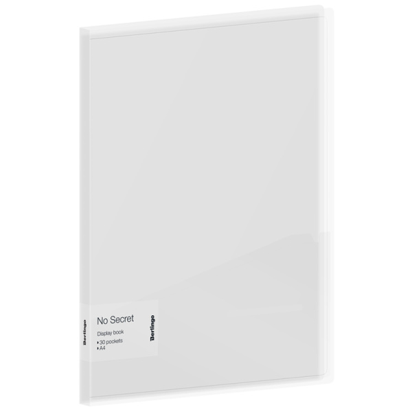 Папка с 30 вкл. BERLINGO "No Secret" 17мм. 700мкм, полупрозрачная (DB4_30991)