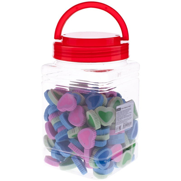 Ластик ArtSpace "Сердечки" ассорти (ER_3062 198513)