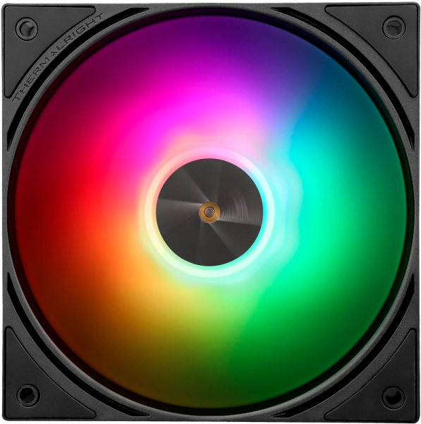 Кулер в корпус 120х120х25 Thermalright TL-P12-S ARGB черный (1500prm/4pin+ARGB Sync/52.86 CFM/22.1дБ/подшипник гидродинамический/ARGB)