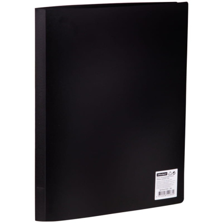 Папка с 20 вкл. OfficeSpace 17мм, 400мкм. черная (F20L1_283)