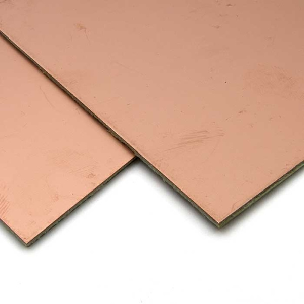 Текстолит двухсторонний 100*100*1.5мм, 18мкм, FR4-2