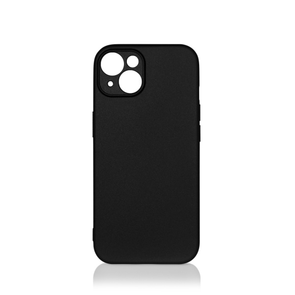 Чехол силиконовый для iPhone 15 Plus DF iCase-37 (black)