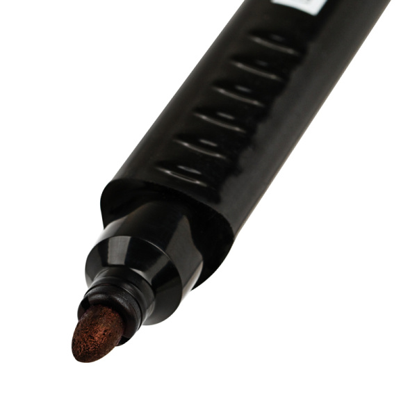 Маркер перманентный LUXOR "Trios" черный, пулевидный, 2,5мм (33201)