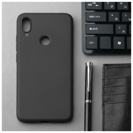 Накладка для Xiaomi Redmi Note 7 черная матовая INNOVATION