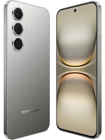 Смартфон Tecno SPARK 40 Pro 8Гб 256Гб Moon Titanium 6.78", AMOLED, 2720*1224, 2*2.2+6*2ГГц, 50Мп, 13Мп, 4G, NFC, 5160мАч, And 15