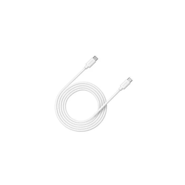 Кабель USB Type-C (m) - USB Type-C (m) CANYON UC-12, 2.0м, 5A, 100W, белый (CNSUSBC12W)