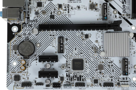 Материнская плата Asrock B760M-HDV/M.2 Soc-1700 Intel B760 2xDDR5 mATX AC`97 8ch(7.1) 2.5Gg RAID+VGA+HDMI+DP