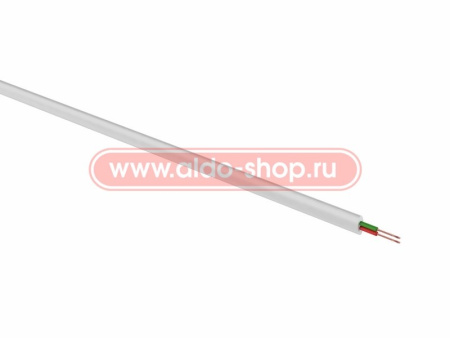 Кабель телефонный ШТЛП-2 Cu, Rexant 01-5001, метражом, белый