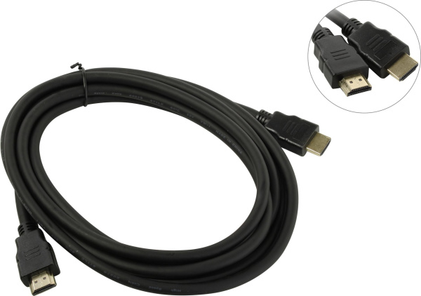 Кабель HDMI(m) - HDMI(m)  3.0м ExeGate, v2.0 (EX-CC-HDMI2-3.0)