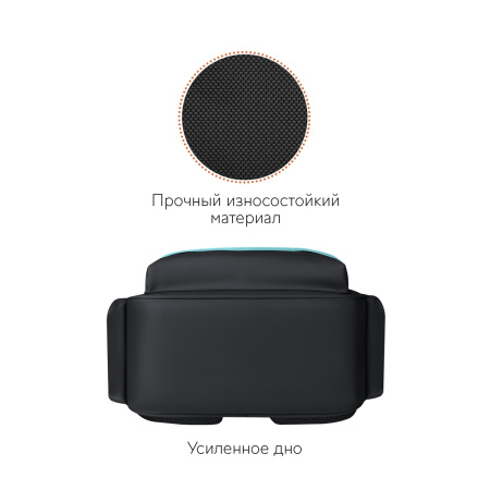 Рюкзак Först F-Color "Mint" 39,5*28,5*14см, 1 отделение, 4 кармана, уплотненная спинка FT-RM-172402