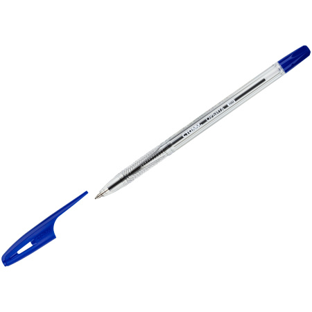 Ручка шариковая СТАММ "Орбита 100" синяя (РШ-30030)