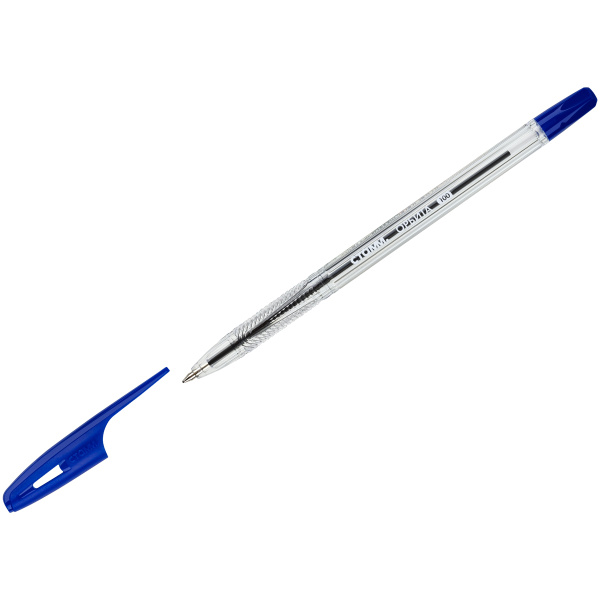 Ручка шариковая СТАММ "Орбита 100" синяя (РШ-30030)