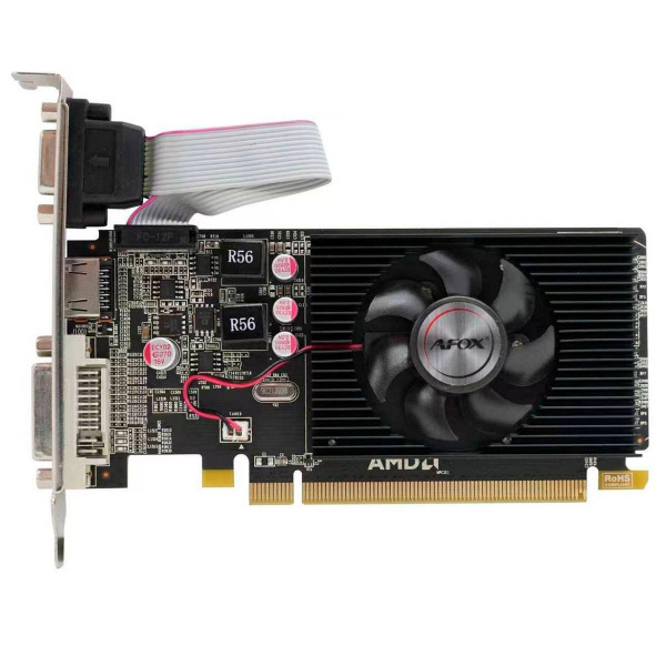 Видеокарта Afox R5 230 1GB DDR3 64bit DVI HDMI VGA 1FAN LP RTL