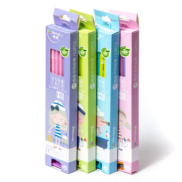 Карандаш ч/гр. YALONG HB "Ты морячка, я моряк" с ластиком (YL816092)