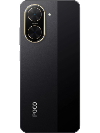 Смартфон POCO C71 3Гб 64Гб Black 6.88",IPS,1640*720, 8*1.8ГГц, 32+0.08МП, 8Мп, 4G, 5200мАч, And 15