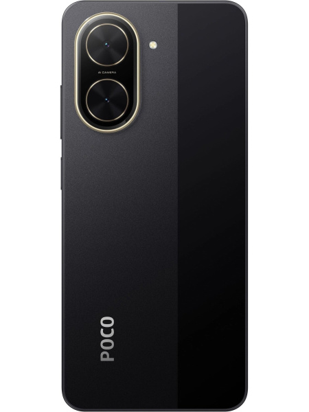 Смартфон POCO C71 3Гб 64Гб Black 6.88",IPS,1640*720, 8*1.8ГГц, 32+0.08МП, 8Мп, 4G, 5200мАч, And 15