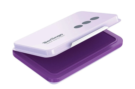 Штемпельная подушка BERLINGO 105*73мм. синяя (KDp_71052)