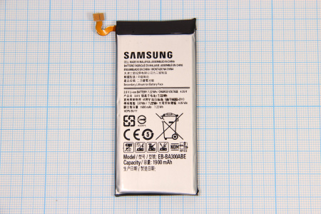 АКБ (аккумулятор) Samsung EB-BA300ABE ( A3 A300) 3.8V 1900mAh