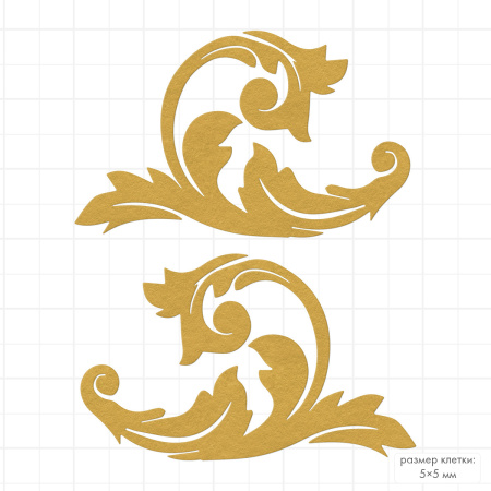 Набор ножей для вырубки "Mr.Painter" DICUT-M0100 10.4 x 3.3 см 2 шт. Завитки