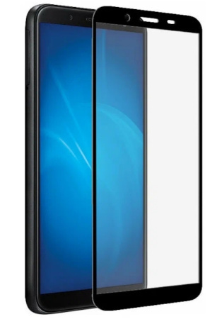 Защитное стекло для Samsung Galaxy A01 Core Full Glue Premium Krutoff (black)