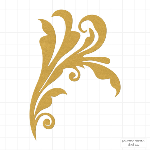 Нож для вырубки "Mr.Painter" DICUT-M0101 4.2 x 5.9 см Завиток