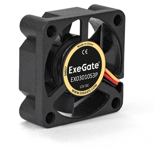 Кулер в корпус 30x30x10 ExeGate EX03010S3P (Sleeve/9000prm/3pin)