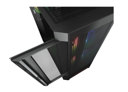 Корпус ATX Б_БП  Cougar Airface RGB Black (USB, Audio, 2x140mm, 1x120mm ARGB Fan Hub,черный) [Airfac
