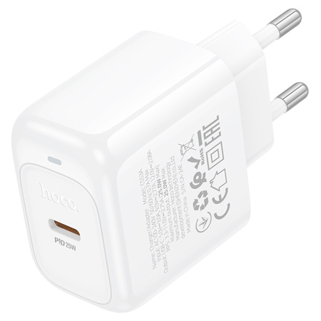 Зарядное_устройство - TypeC 25W HOCO CS53A Quick Charge 3.0, белое