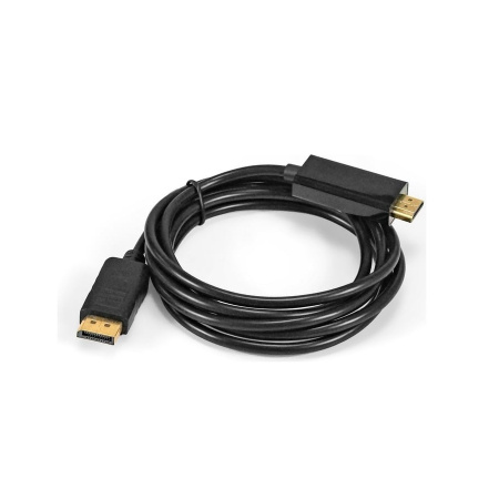 Кабель DisplayPort(m) - HDMI(m)   2.0м ExeGate, черный (EX-CC-DP-HDMI-2.0)