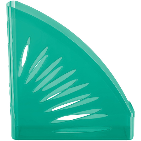 Лоток вертикальный СТАММ "Тропик", ширина 110 мм, тонированый мятный, ЛТВ-31248	