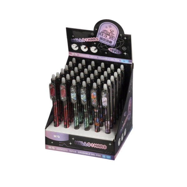 Ручка пиши-стирай M&G Hello Mars автомат, гелевая 1963988