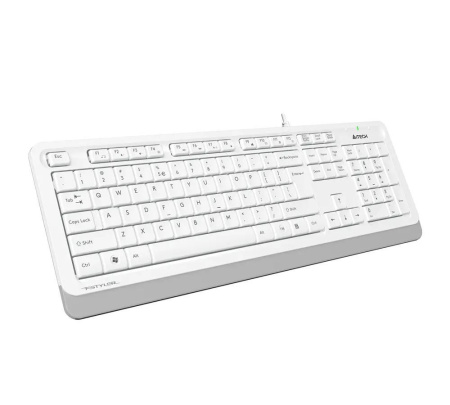 Клавиатура USB A4Tech Fstyler FK10 белый/серый (FK10 White)