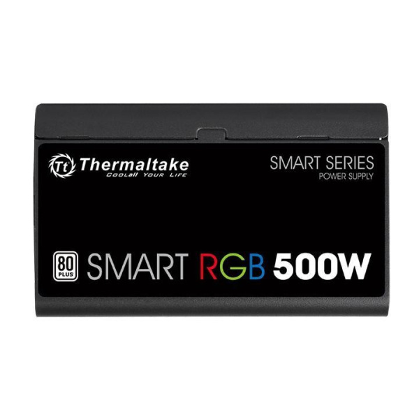 Блок питания 500Вт Thermaltake Smart RGB (APFC,120мм,2PCI-E,6SATA,80+,подсветка)