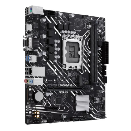 Мат.плата S1700 H610 Asus PRIME H610M-D (mATX,2DDR5,M.2,PCI-E16,PCI-E,4SATA3,VGA,HDMI,COM,PC5600)