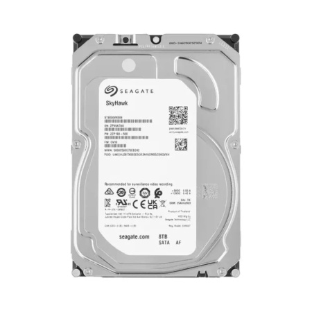 Жесткий диск HDD 8,0Tb Seagate SkyHawk ST8000VX009 7200,256Mb