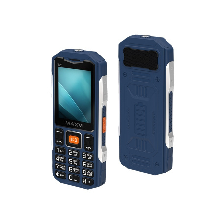 Сотовый Maxvi T20 Blue 2sim/2.4"/320*240/2000мАч/моноблок